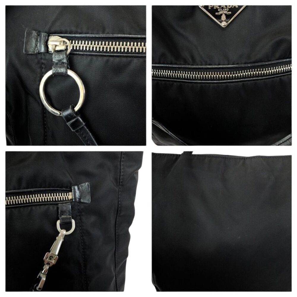 Prada Nylon Tessuto Triangle Logo Tote - Picture 5 of 10